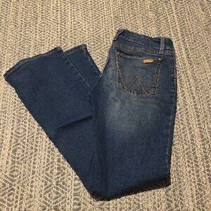 Retro Wrangler Women's Dark Blue Boot Cut Jeans